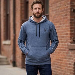 NWT Spyder Active Performance Pullover Fleece Lined Hoodie